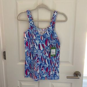 Lilly Pulitzer ‘Tabbie’ V-Neck Tank NWT